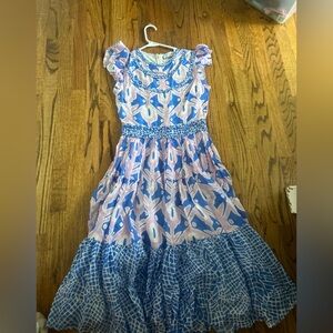 CK Bradley beautiful long dress.